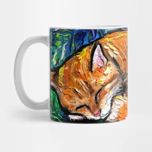 Orange Tabby Night full image Mug